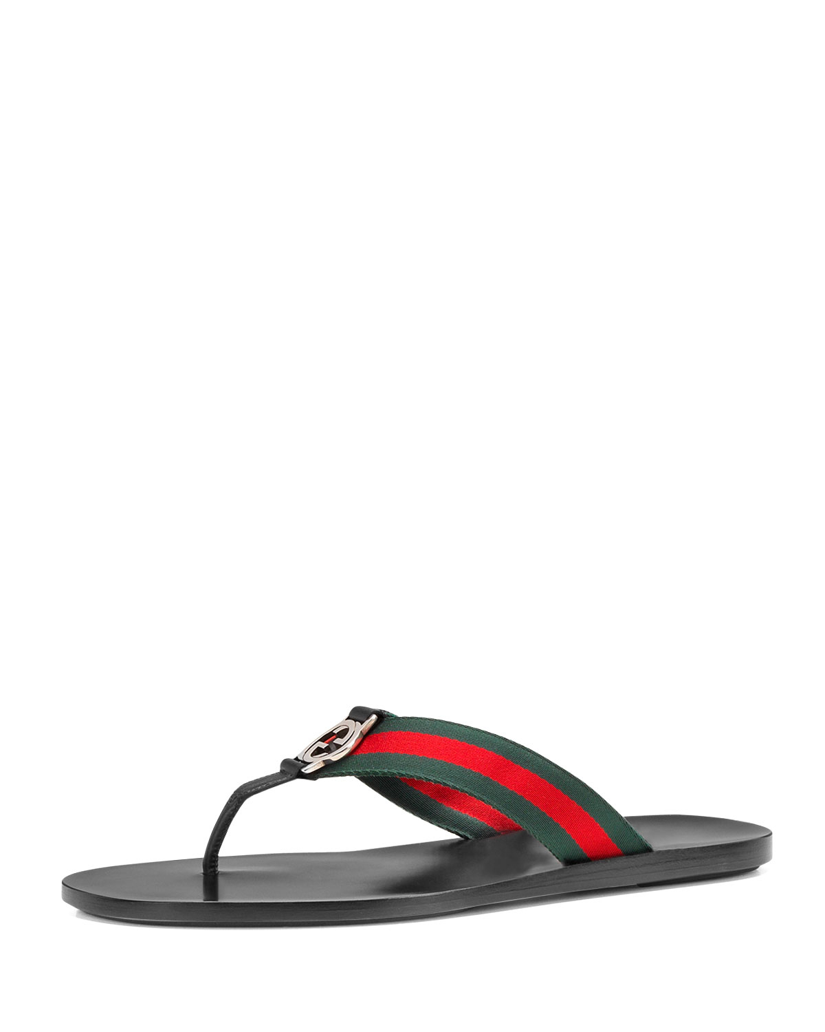 gg line signature web thong sandal