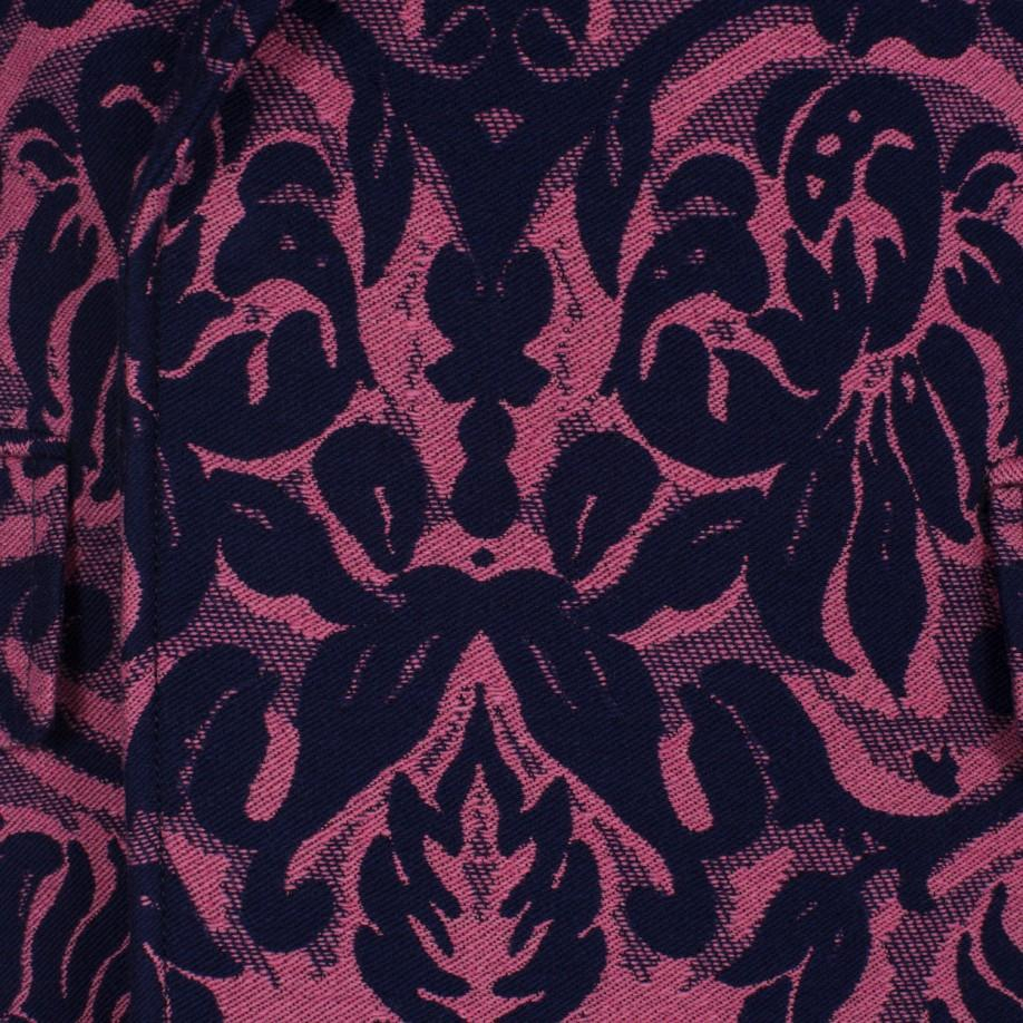 Paul Smith Pink Long Wool Blend Wallpaper Jacquard Coat Lyst