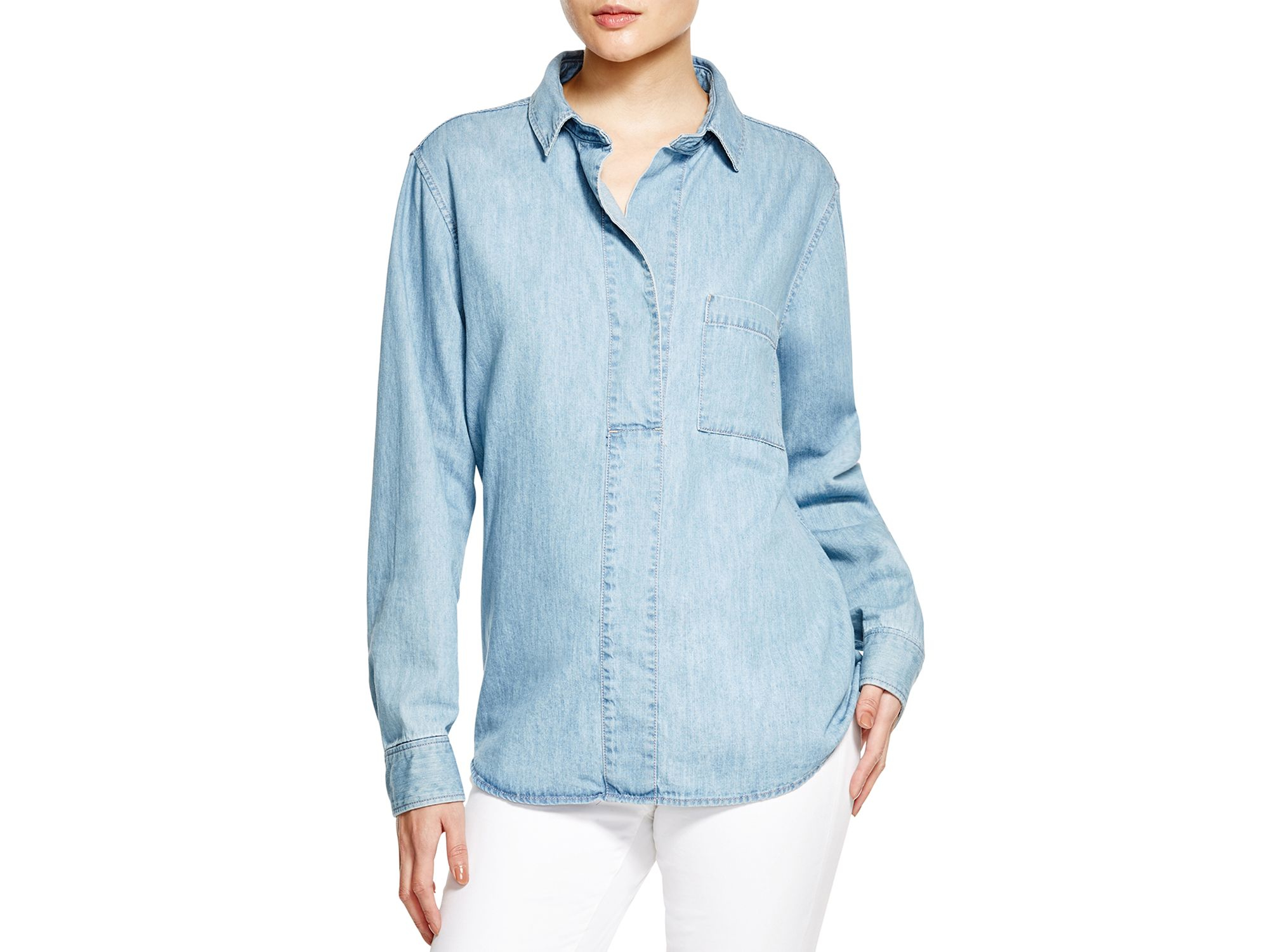 rag and bone denim shirt