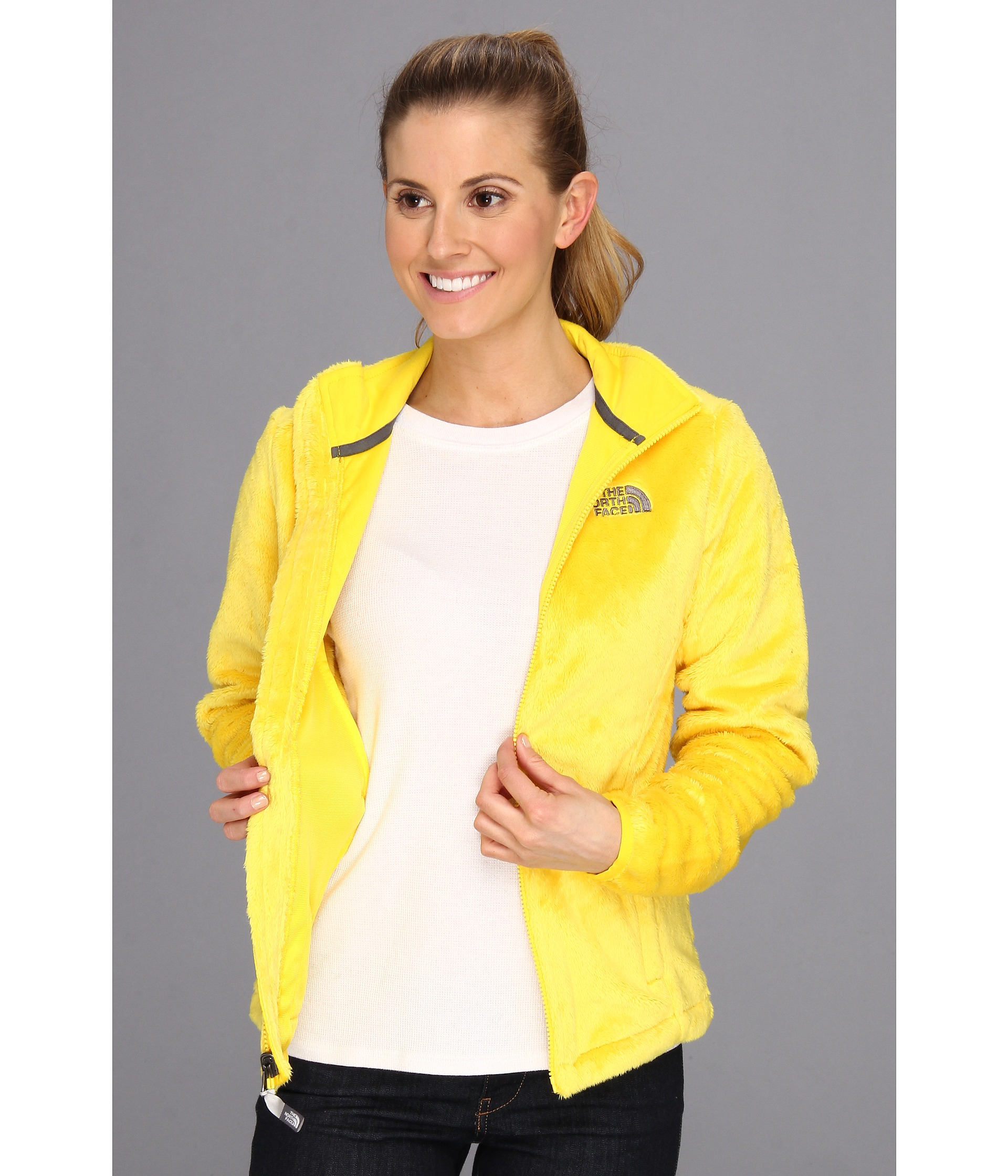 The North Face Osito Jacket in Yellow | Lyst