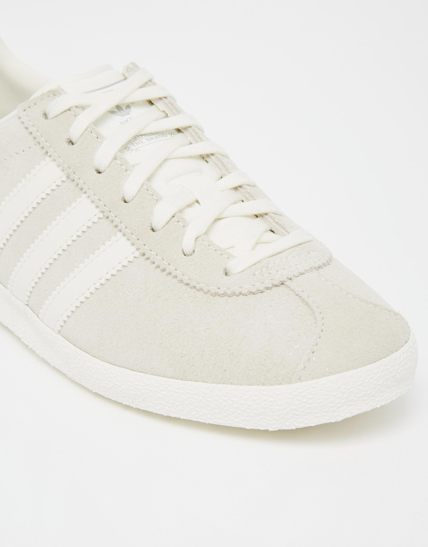 adidas Originals Originals Off White Suede Gazelle Og Trainers in Natural |  Lyst