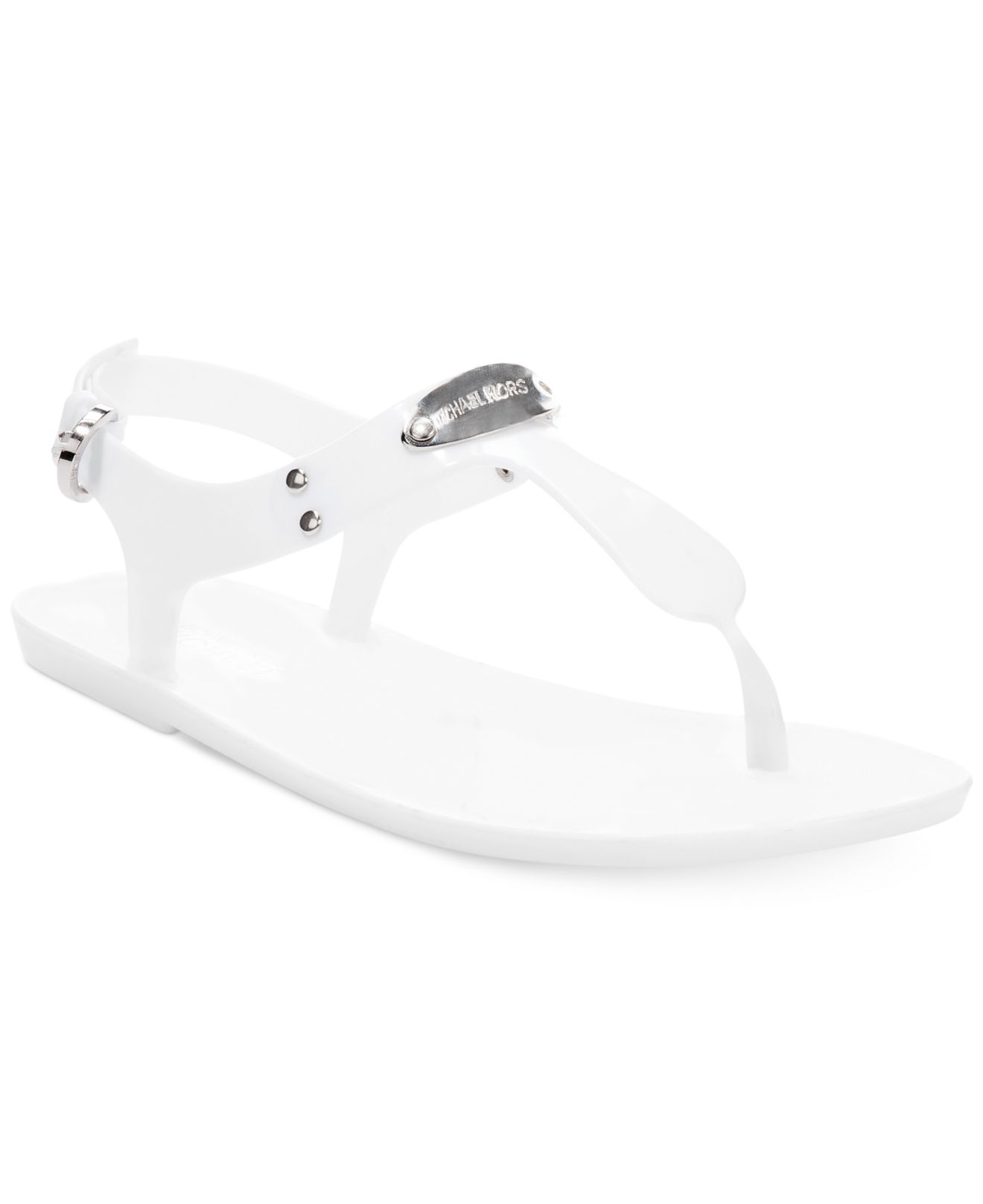 Michael Plate Jelly Sandals 