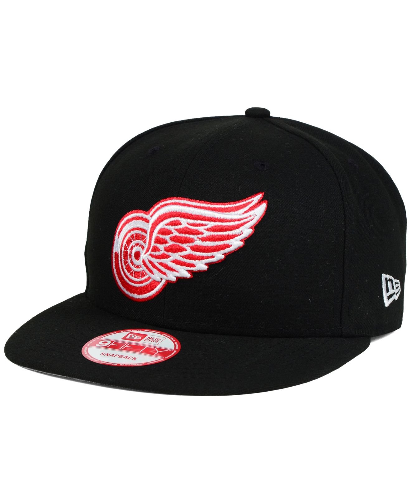 KTZ Detroit Red Wings All Day 9fifty Snapback Cap in Black for Men | Lyst