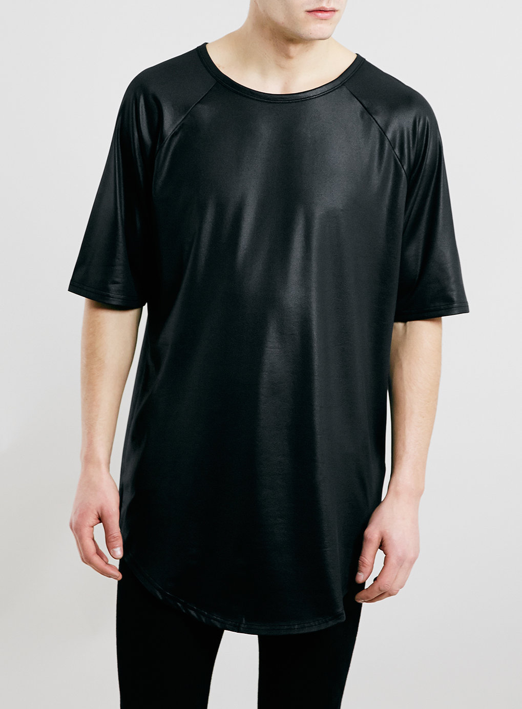 topman longline t shirt