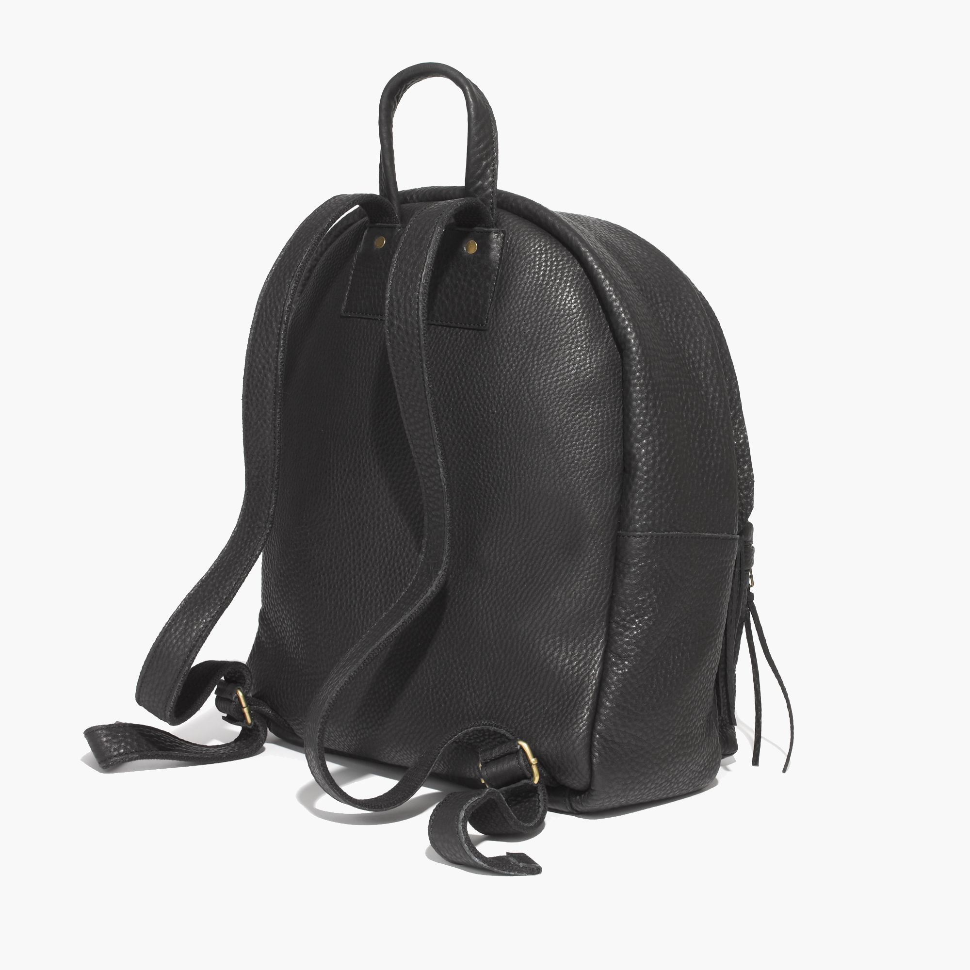 Madewell The Lorimer Leather Backpack in Black - Lyst