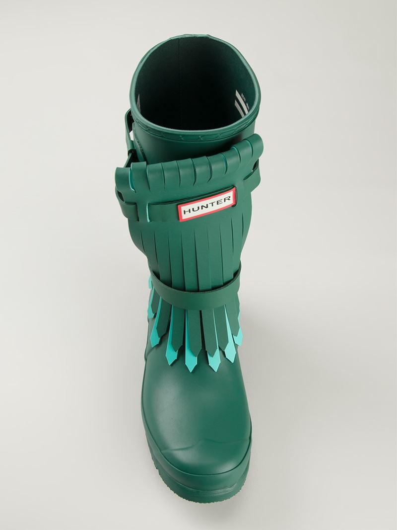 hunter fringe rain boots
