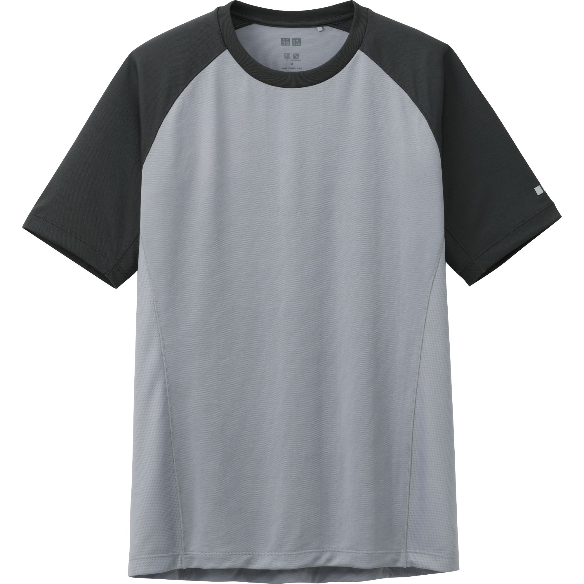Uniqlo Men Dry Mesh Crew Neck Short Sleeve T Shirt in Gray for Men | Lyst