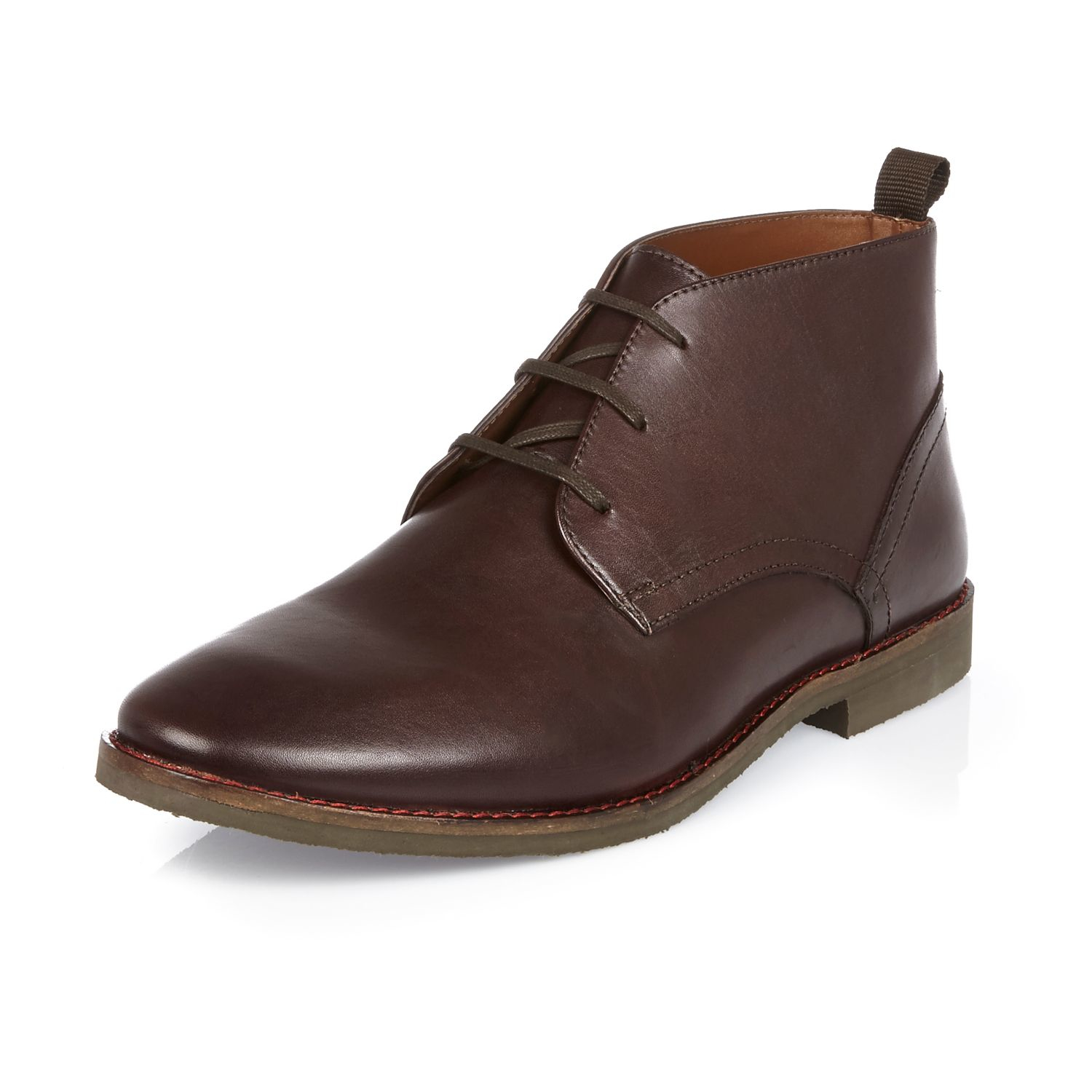 78 Sports Dark red leather shoes for Girls