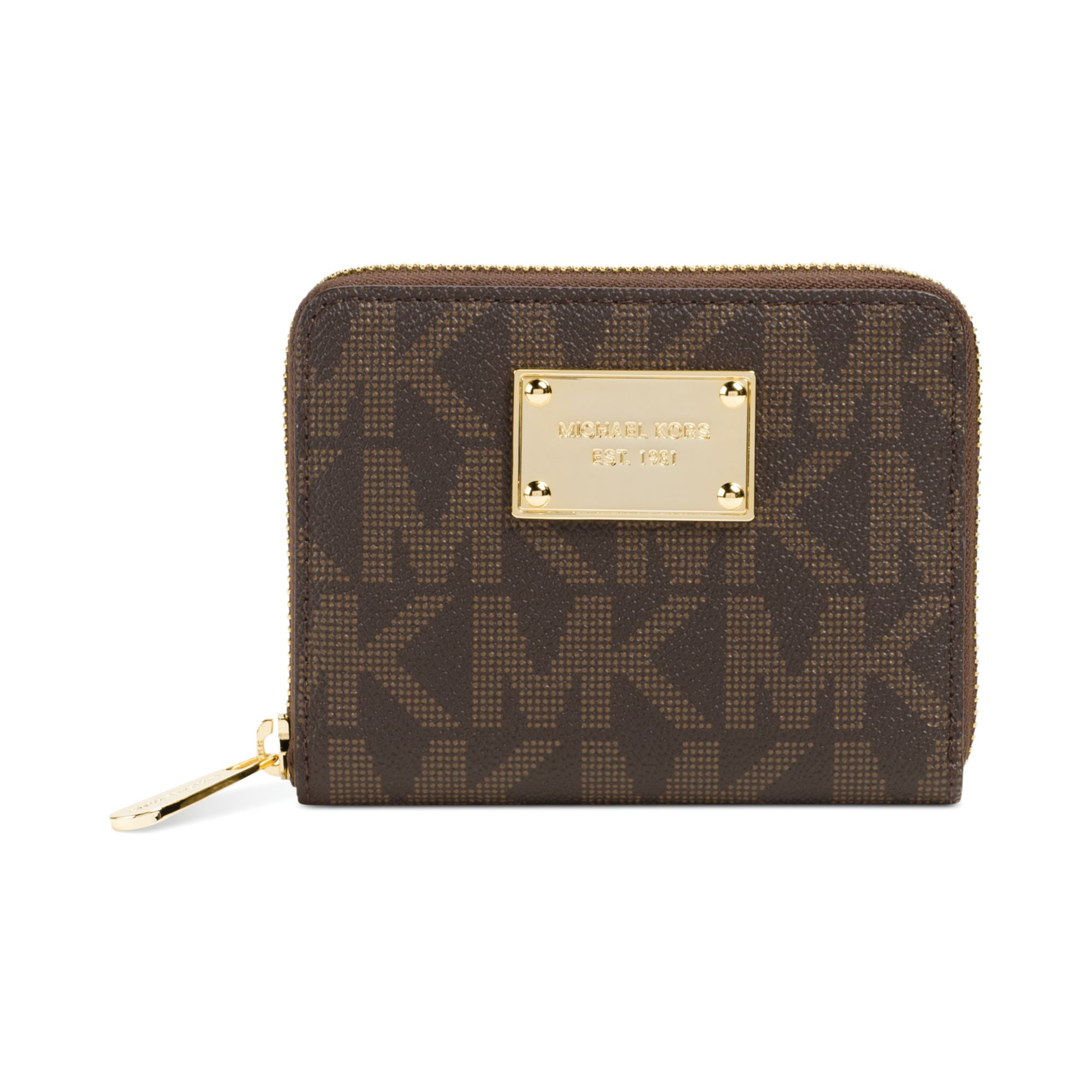 michael kors wallet zip around