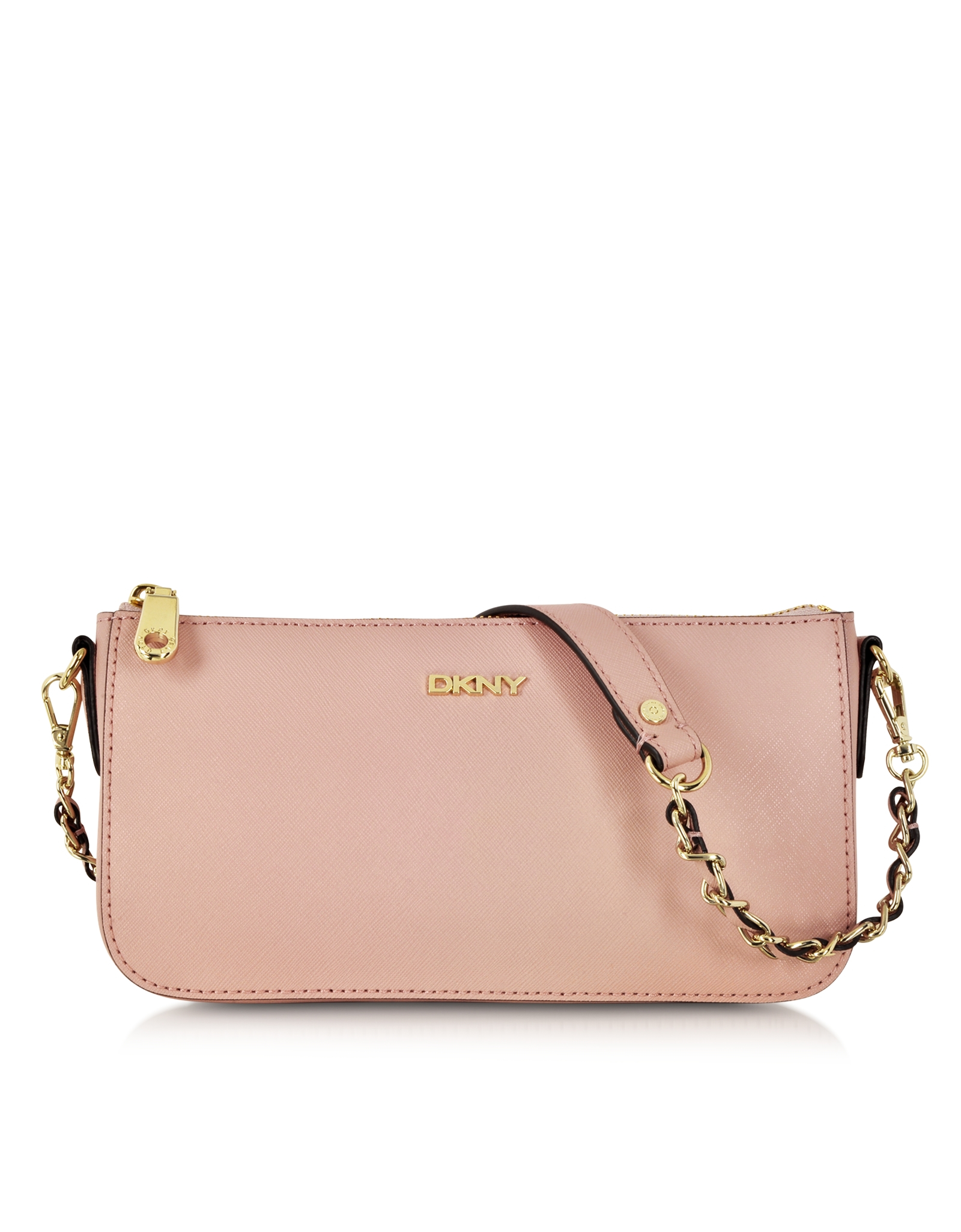 DKNY Bryant Park Blush Saffiano Leather Crossbody Bag in Pink - Lyst