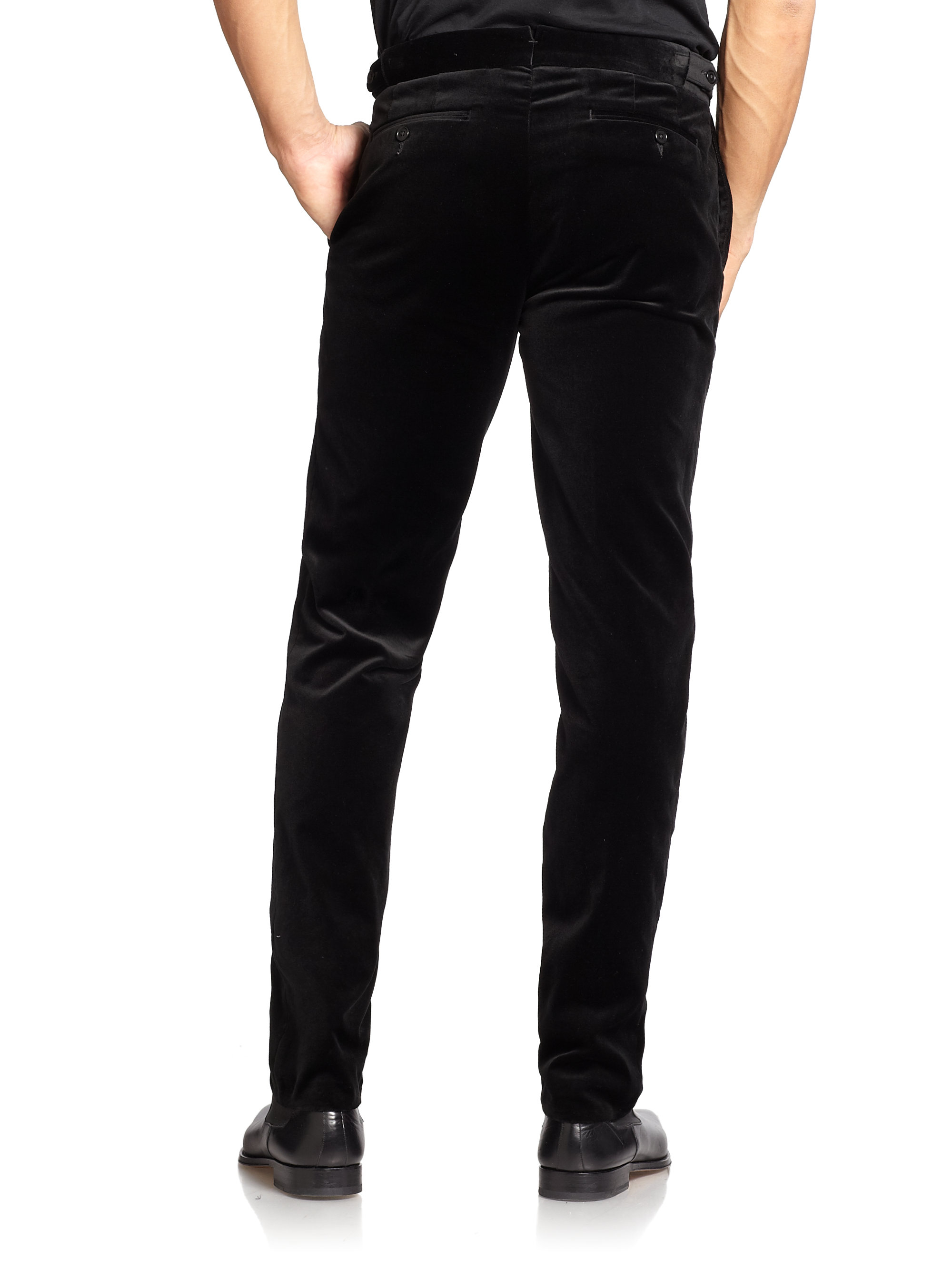 ralph lauren velvet trousers
