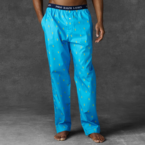 allover pony cotton jogger