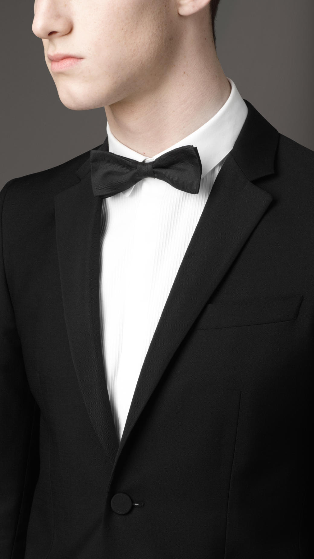 Burberry Modern Fit Wool Mohair Tuxedo in Black for Men - Lyst