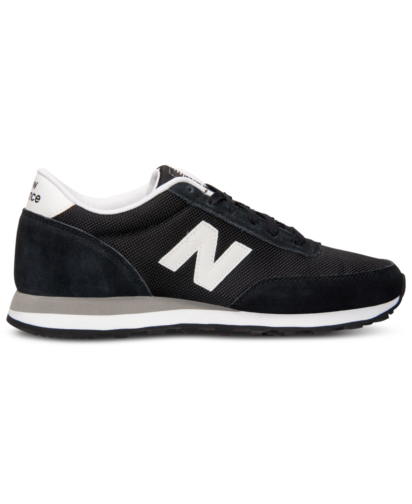 New Balance Men's 501 Casual Sneakers From Finish Line in Black White ...