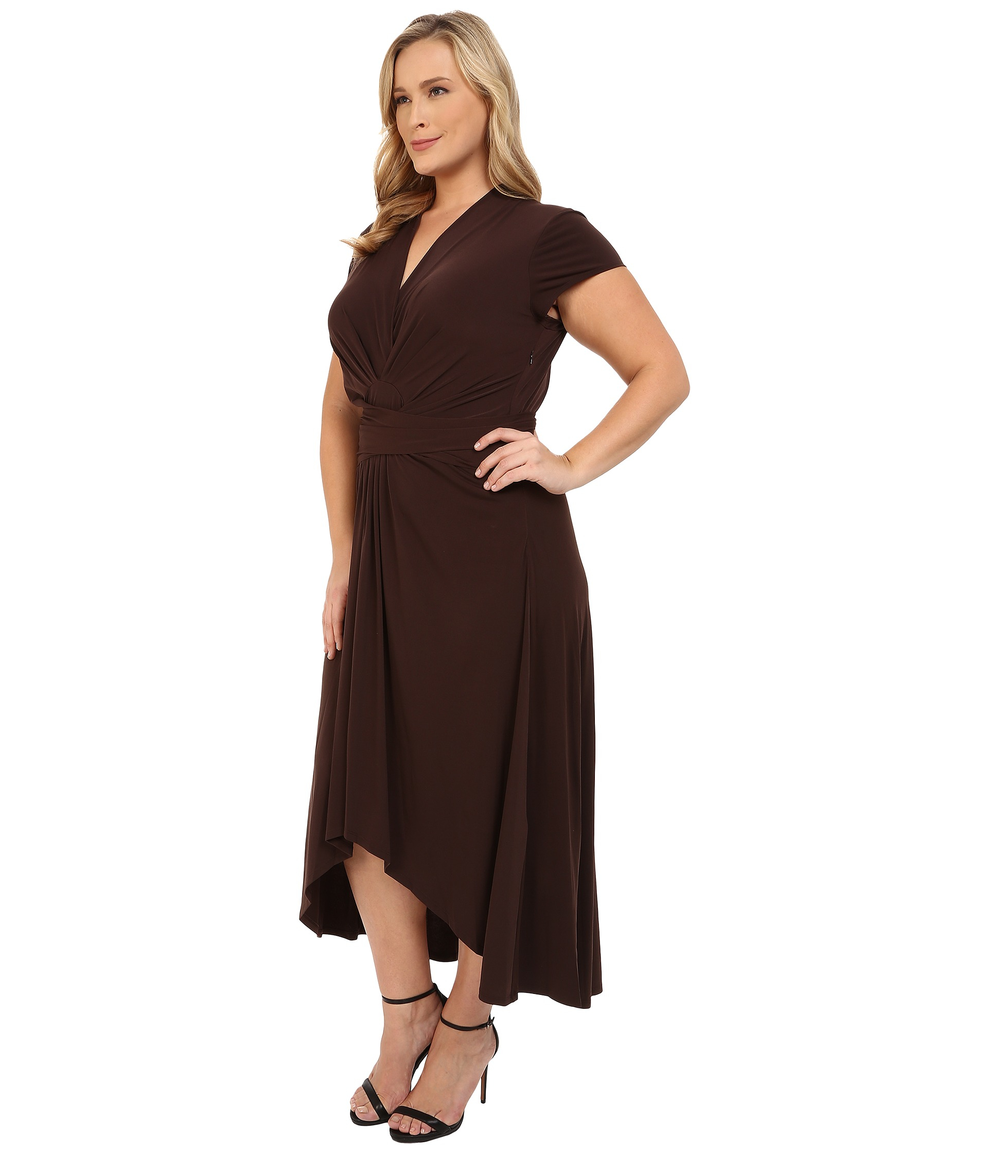 Michael Kors Plus Size ContrastTrim Printed Dress  Macys