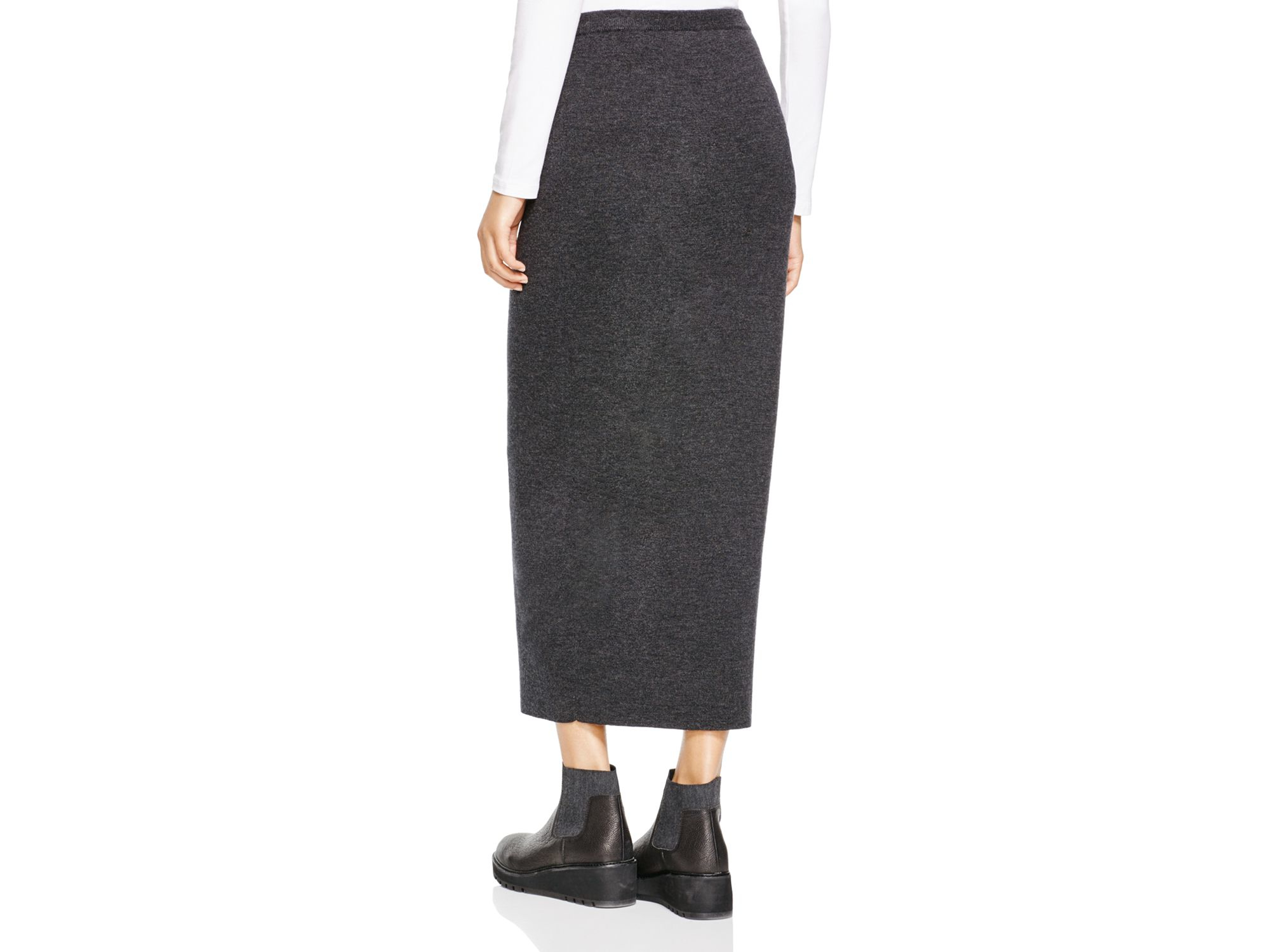 eileen fisher midi skirt