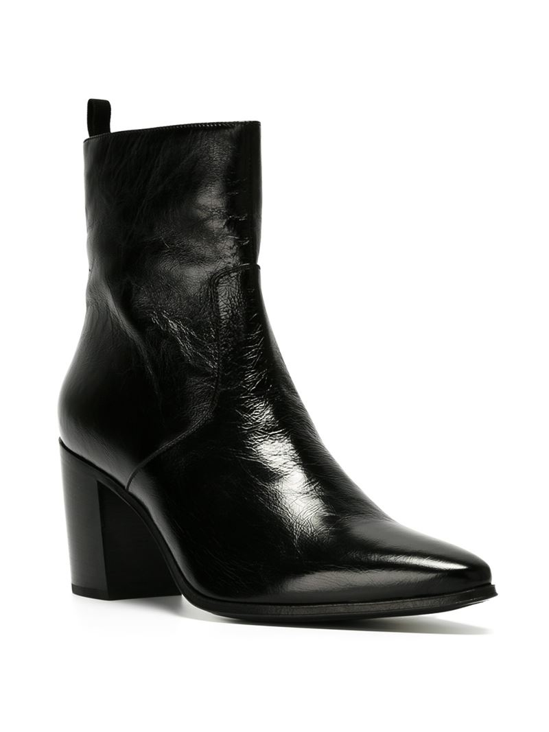 saint laurent high heel boots