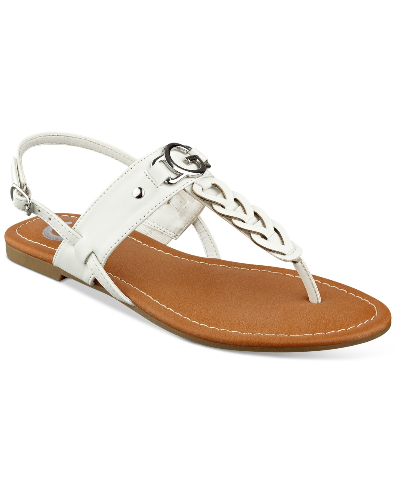 guess flat sandals g by guess lorrie t flat sandals in white save 15 guess flat sandals g by guess lorrie t flat sandals in white save 15