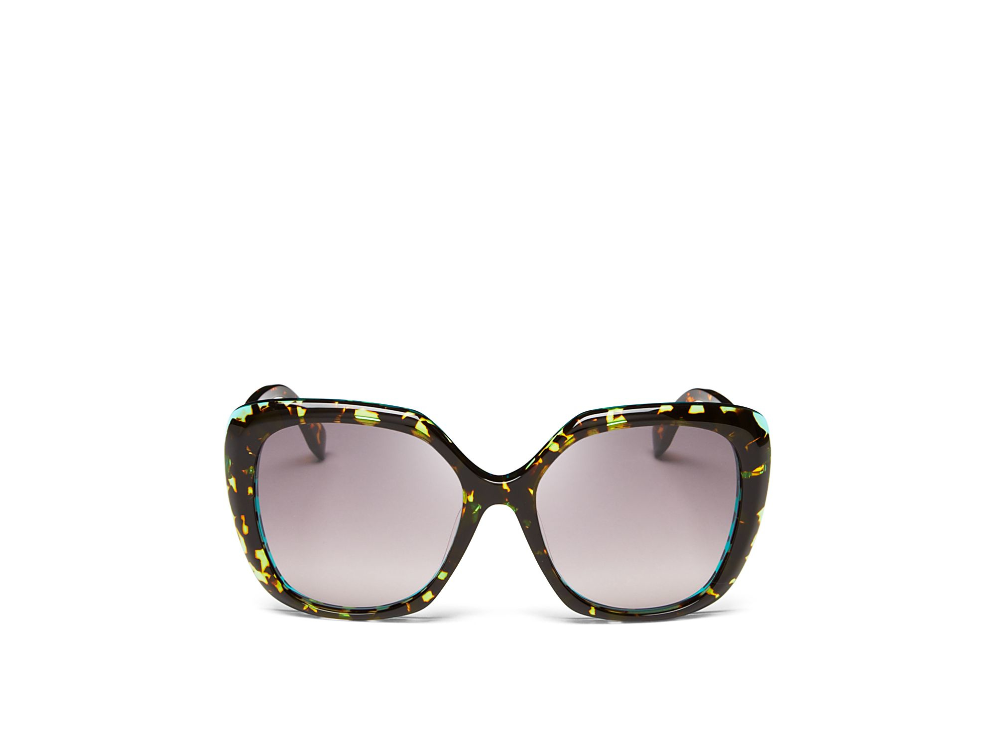 Fendi Oversized Sunglasses in Multicolor (Havana Orange/Gray Gradient) Lyst