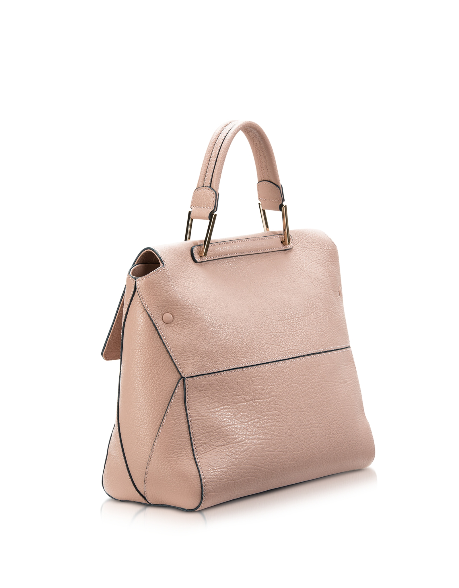 Furla Artesia Moonstone Leather Medium Tote in Gold | Lyst