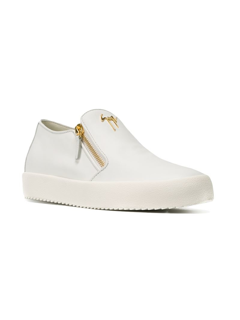 giuseppe zanotti slip on sneakers