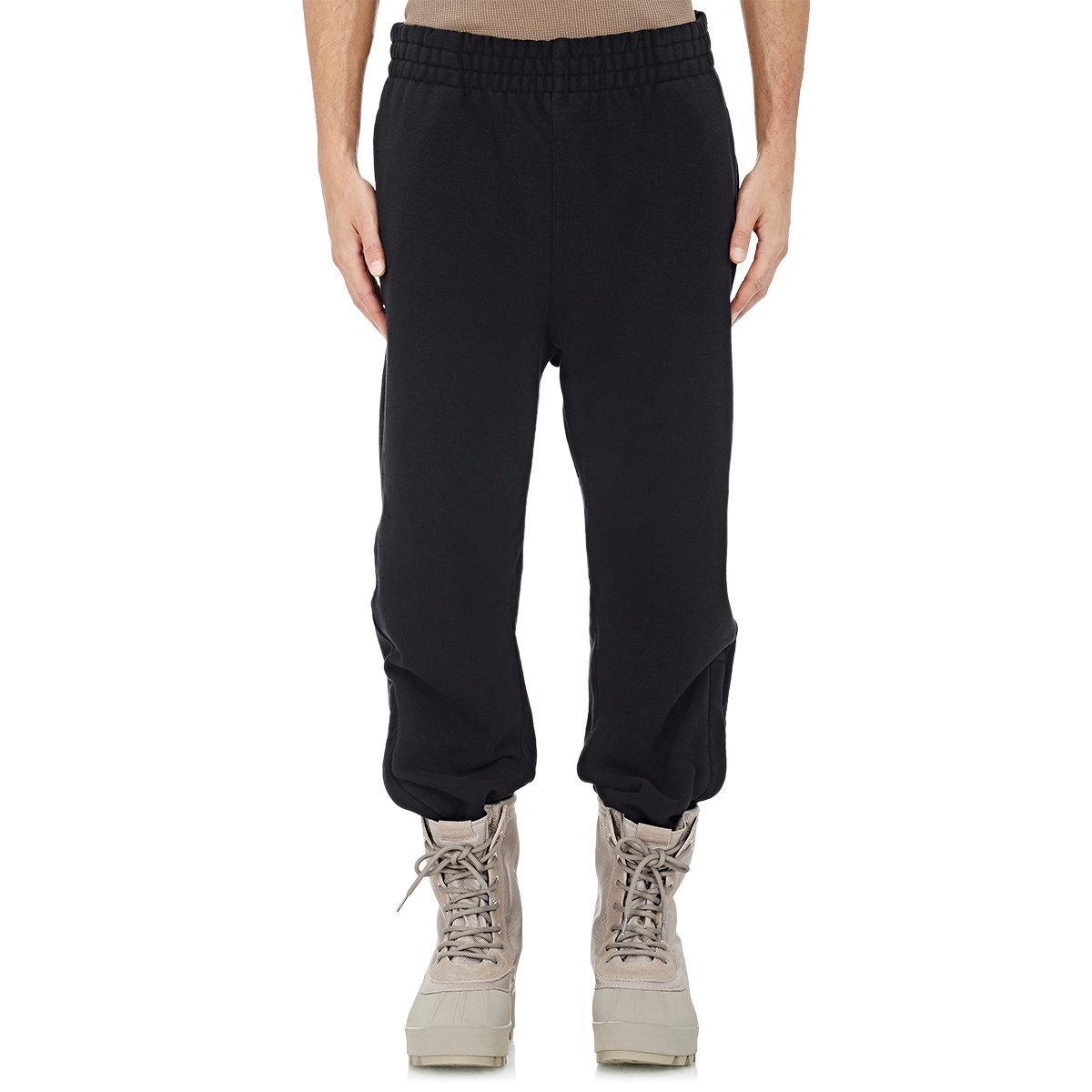 yeezy black sweatpants