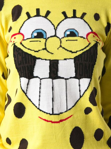 Moschino Spongebob Squarepants Sweater in Yellow (yellow & orange) | Lyst
