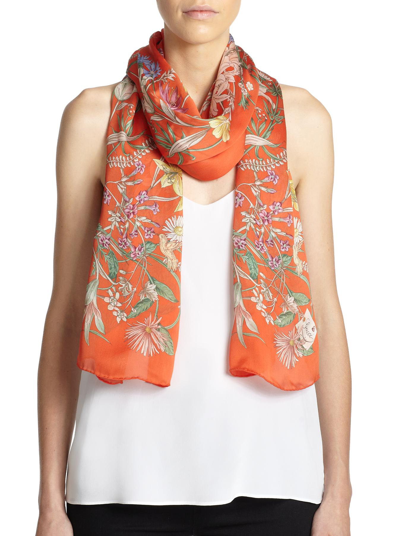 Gucci scarf orange Clearance