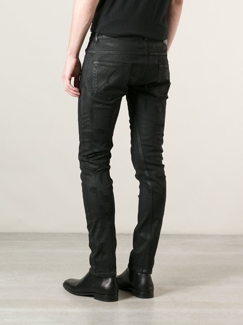 Diesel Black Gold Skinny Jeans in Black for Men | Lyst
