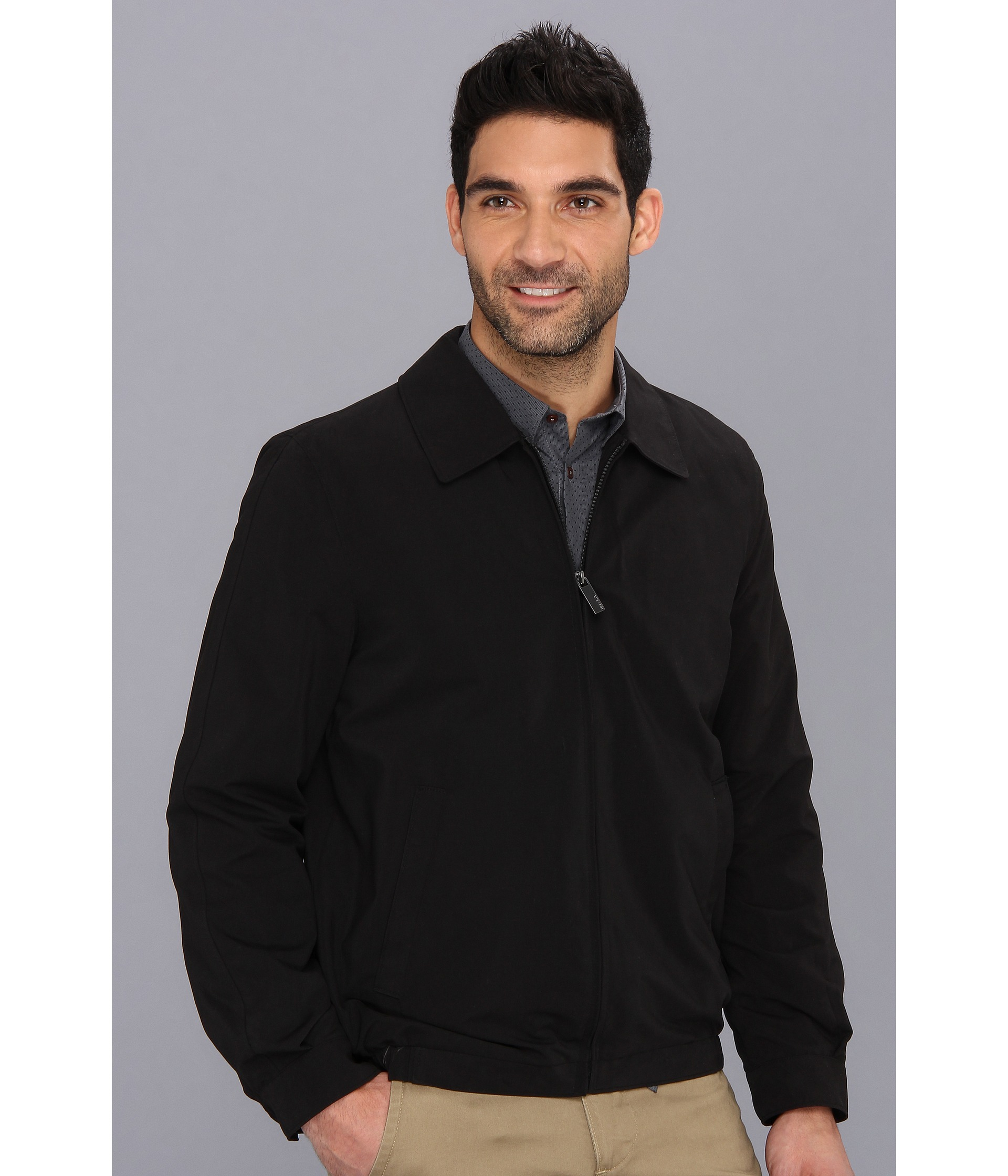 perry ellis portfolio microfiber jacket
