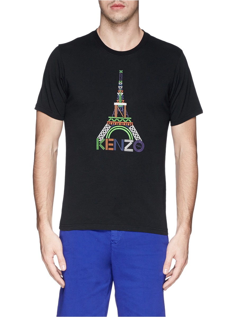 kenzo eiffel tower t shirt