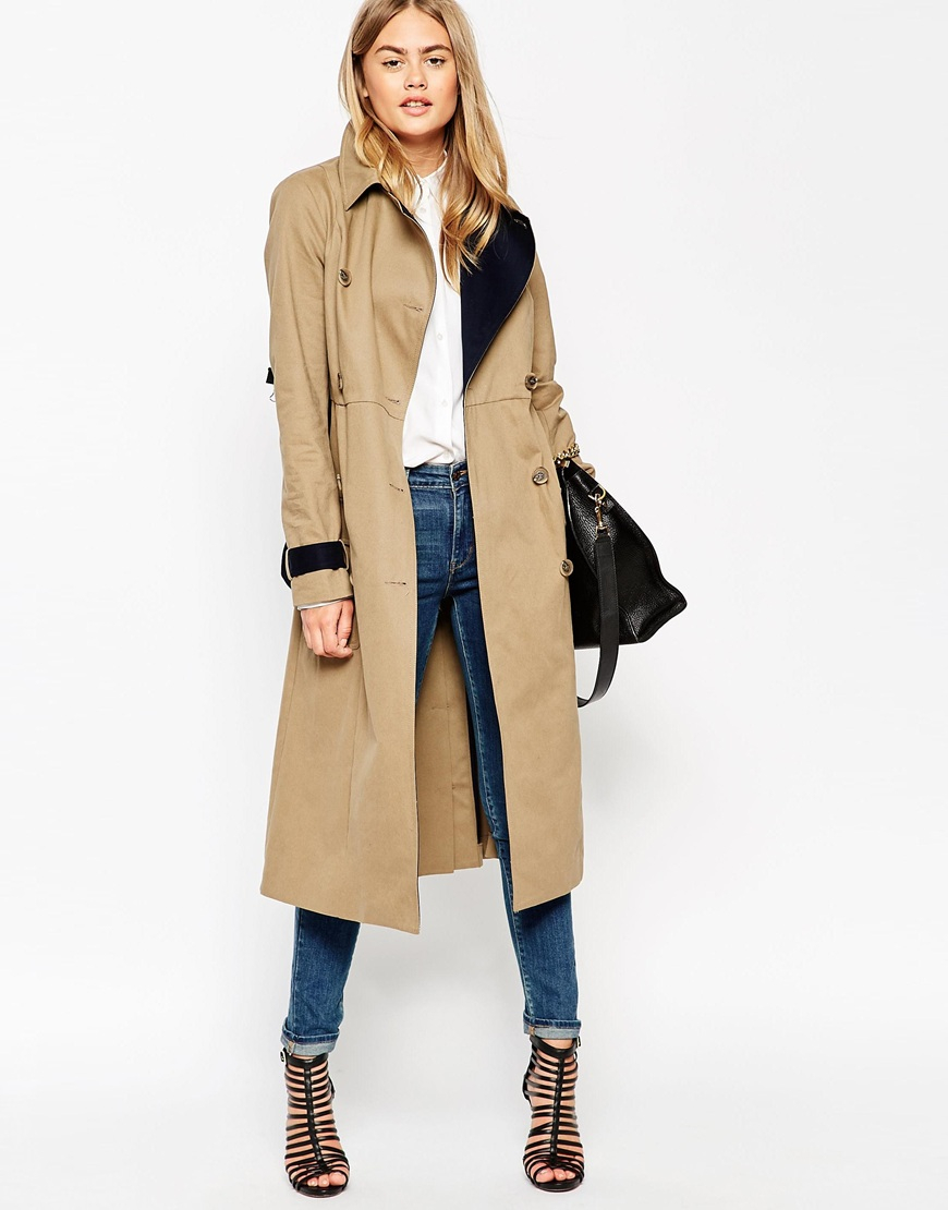 midi length trench coat