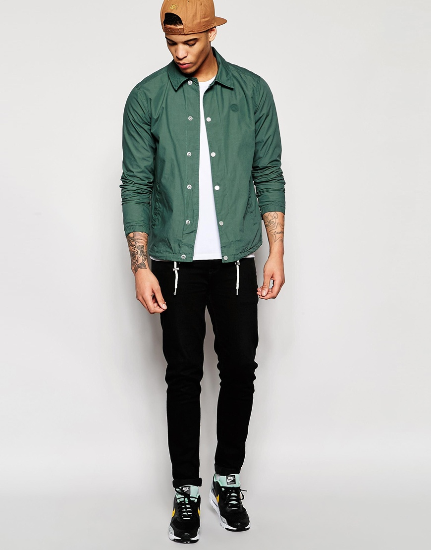 coach jacket pull and bear