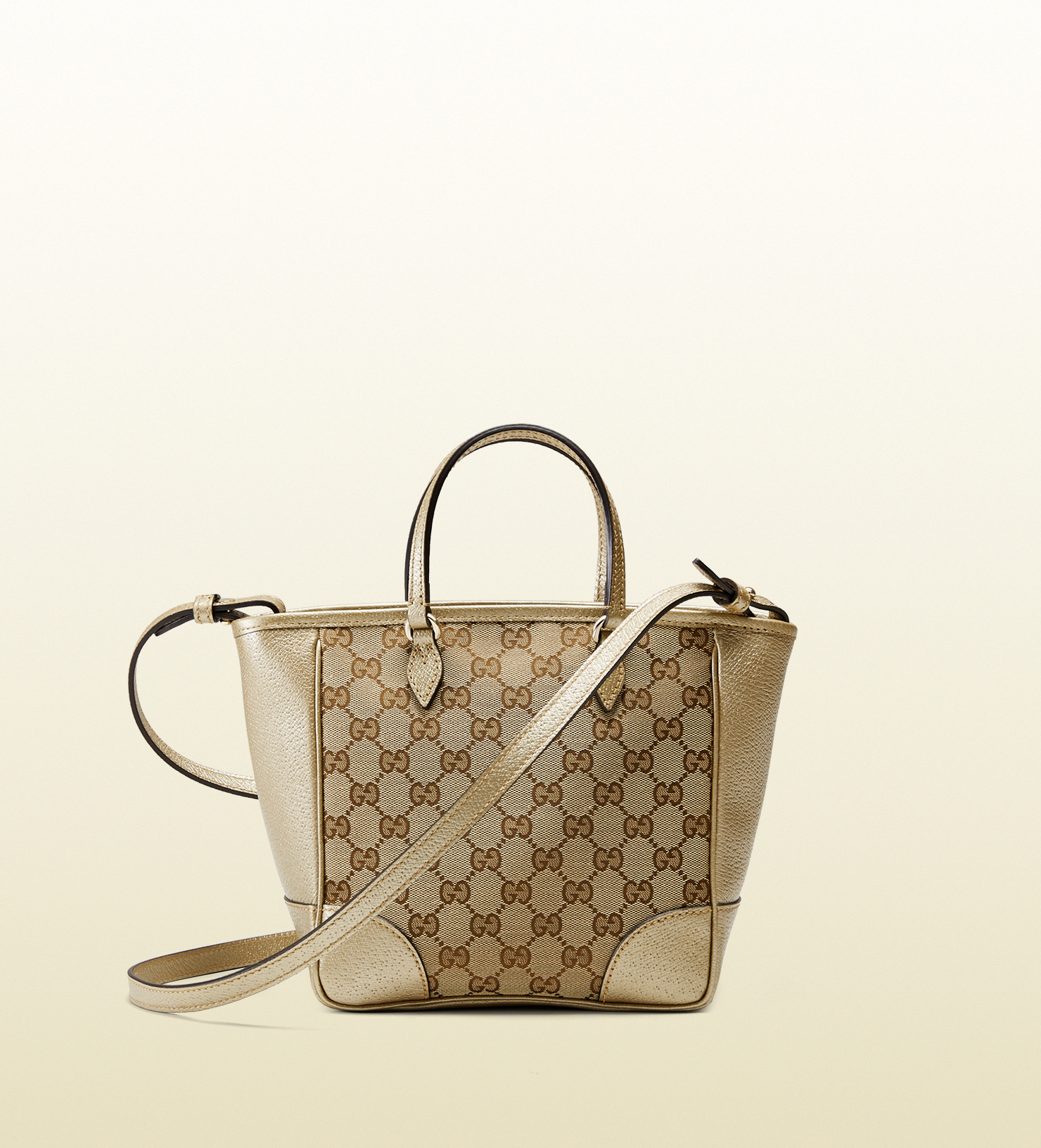 Gucci Bree Original Gg Canvas Top Handle Bag in Beige (Natural) Lyst
