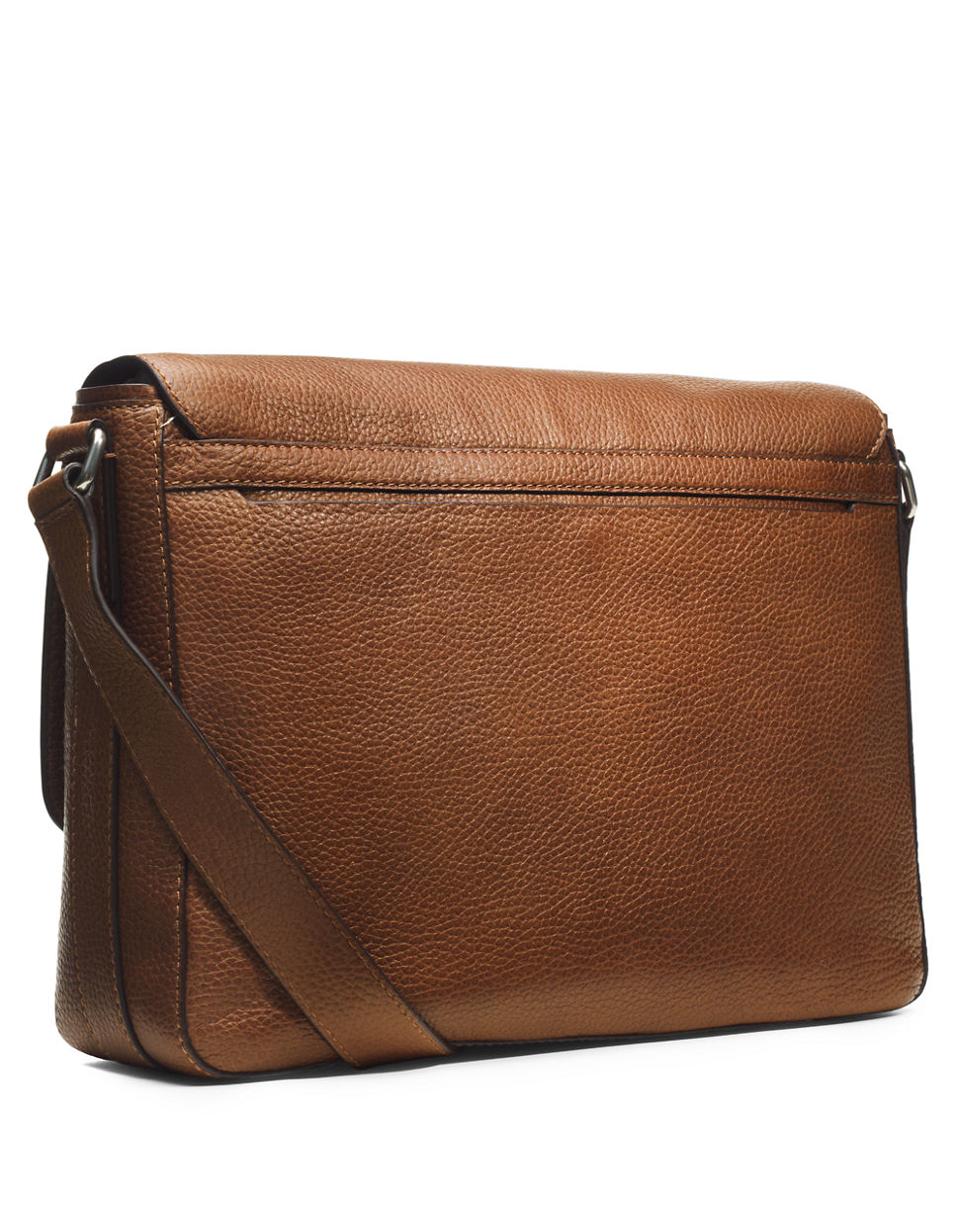 Michael Kors Bryant Leather Messenger Bag in Brown for Men Lyst