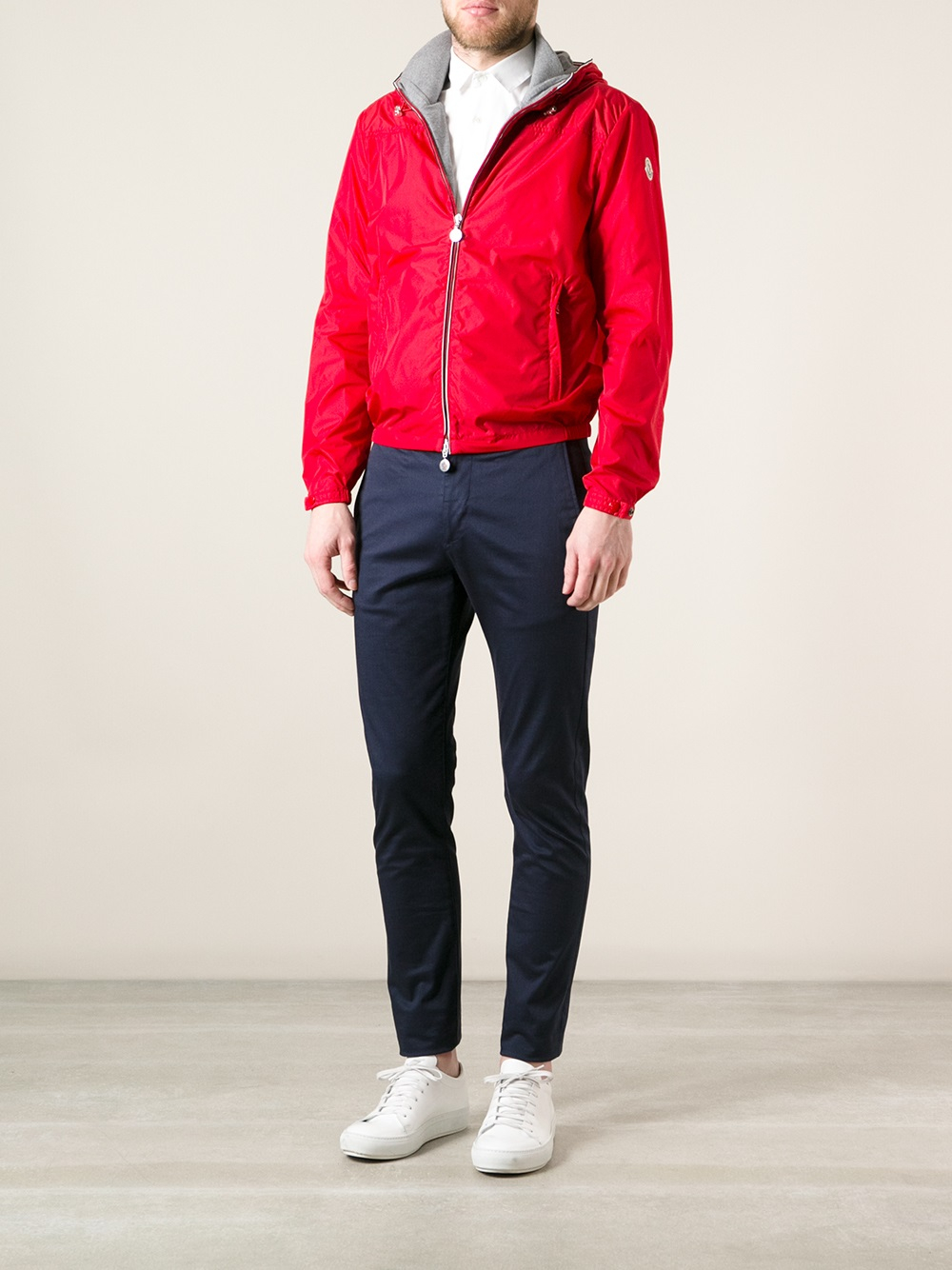 Moncler Urville Jacket in Red for Men - Lyst
