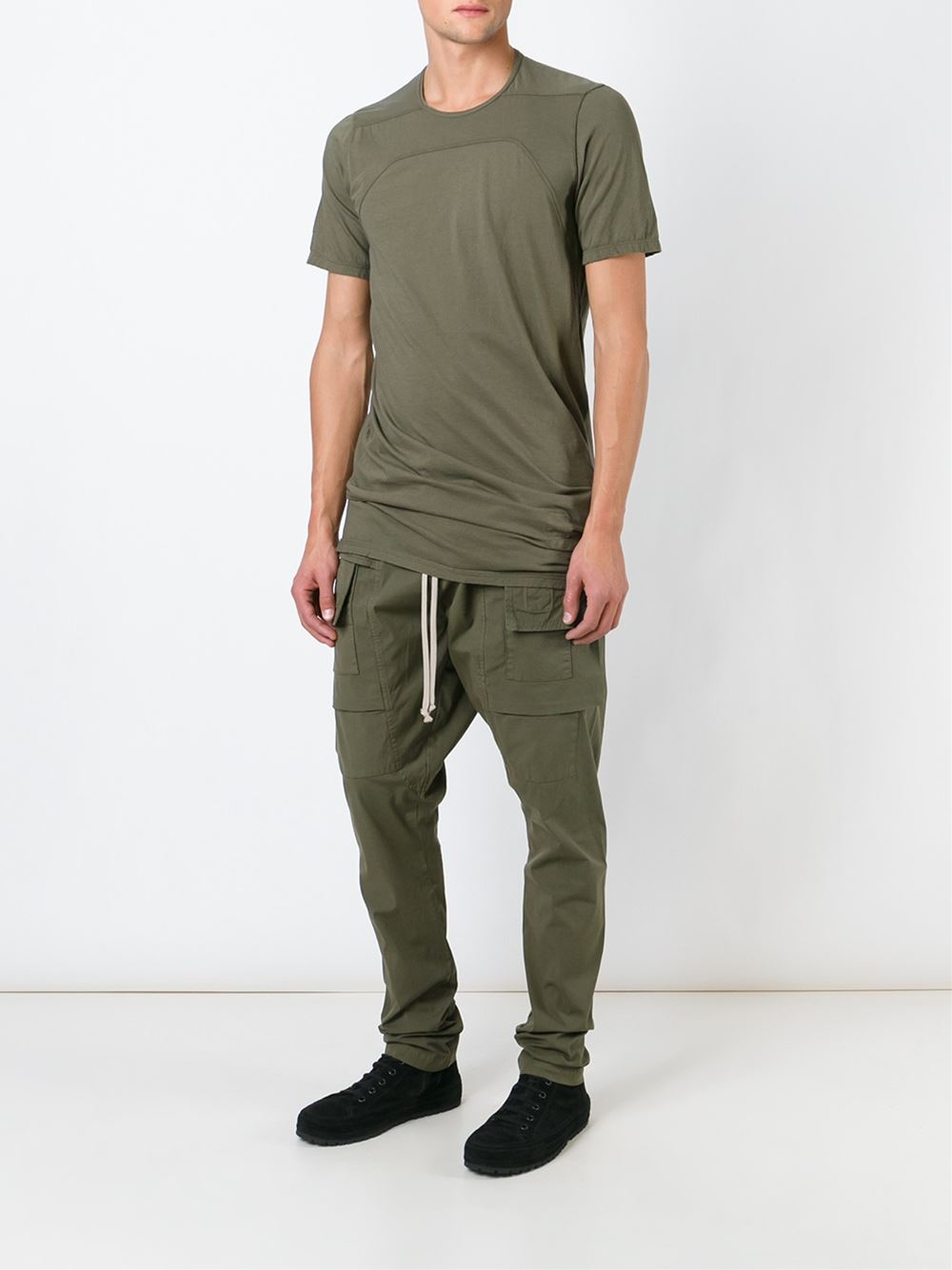 rick owens cargo joggers