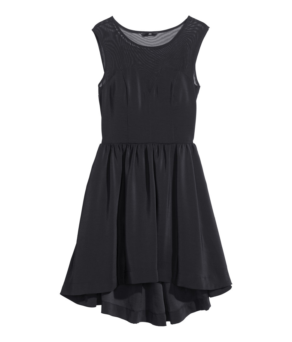 Lyst - H&M Sleeveless Dress in Black