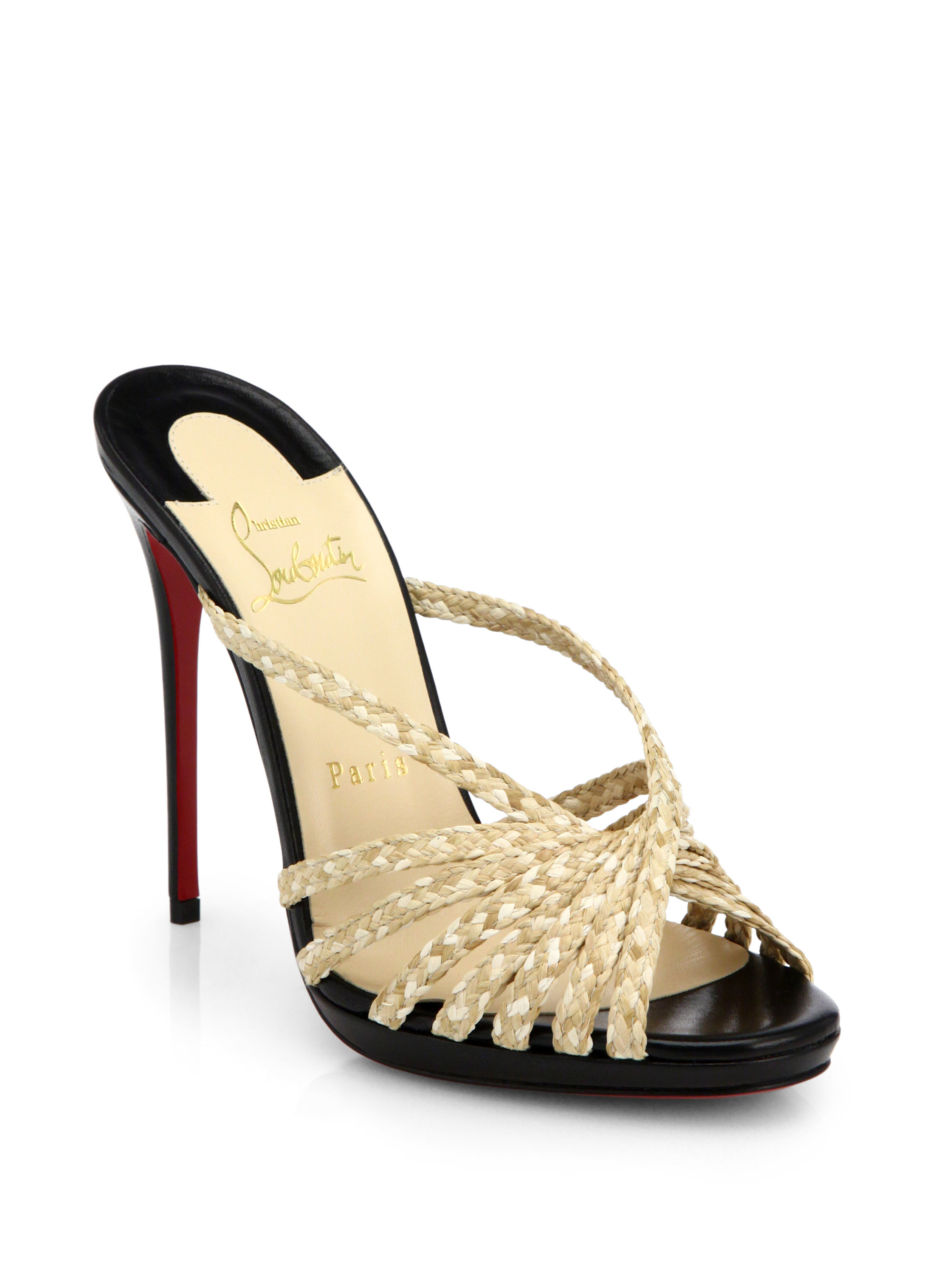 louboutin mules sandals