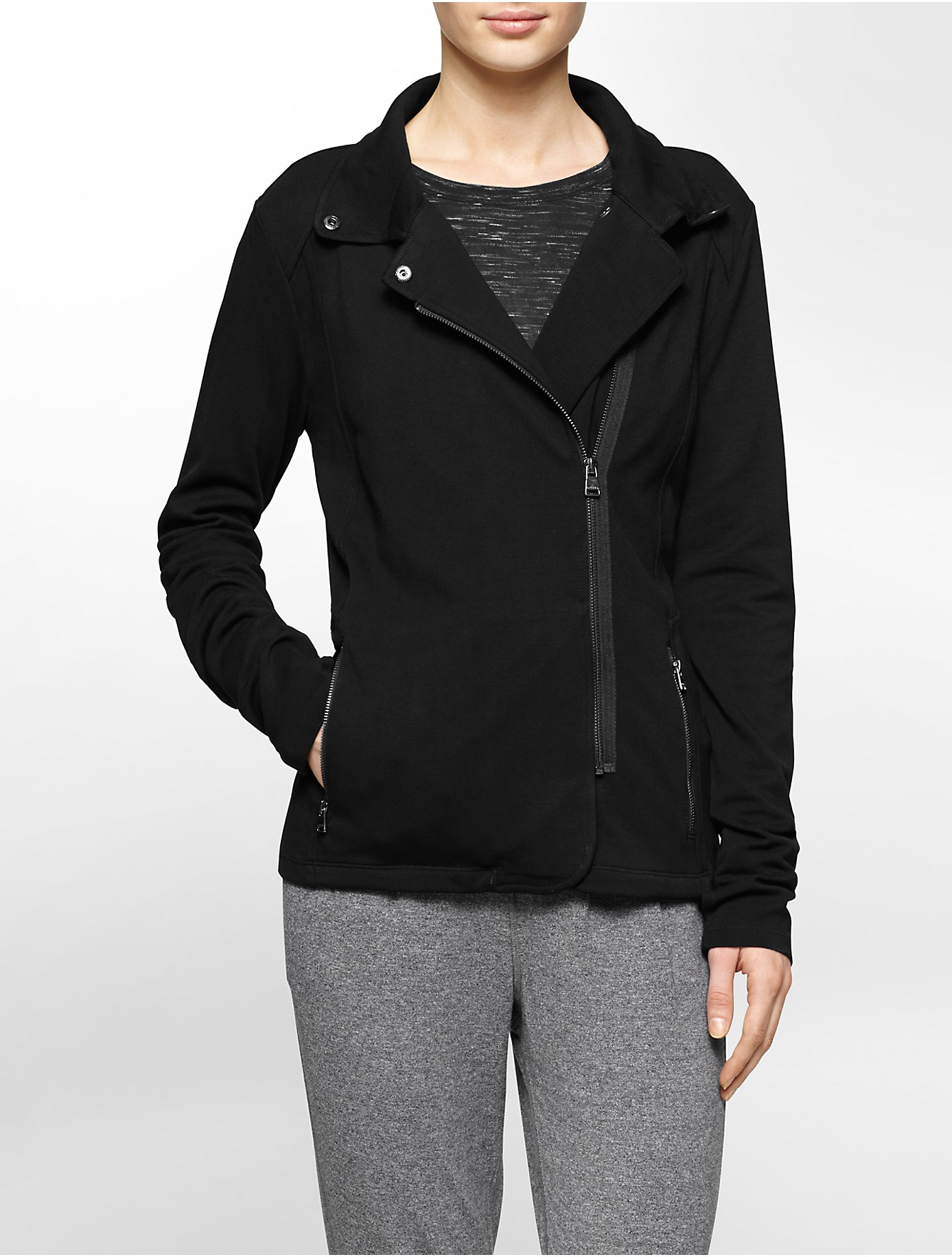 calvin klein performance zip jacket
