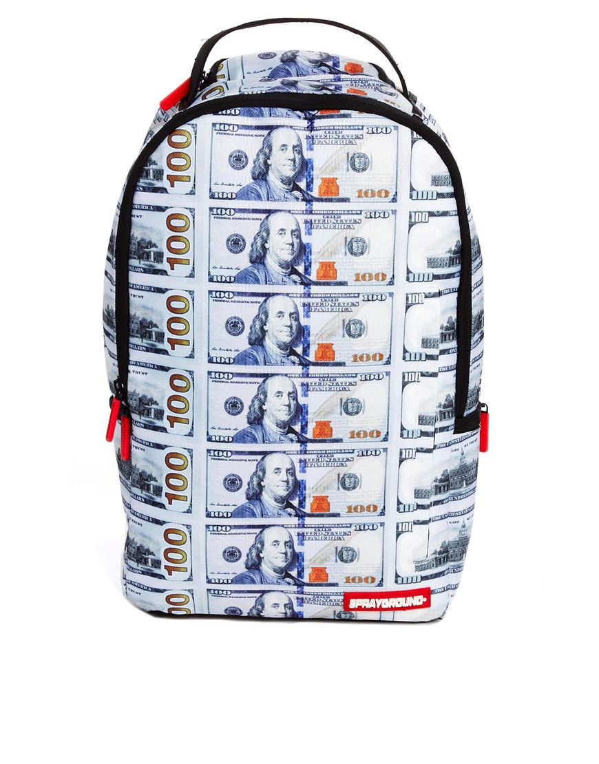 money sprayground backpack