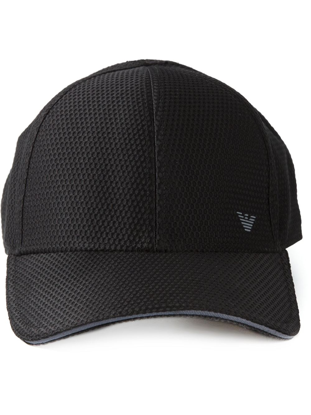 Emporio Armani Mesh Cap in Black for 