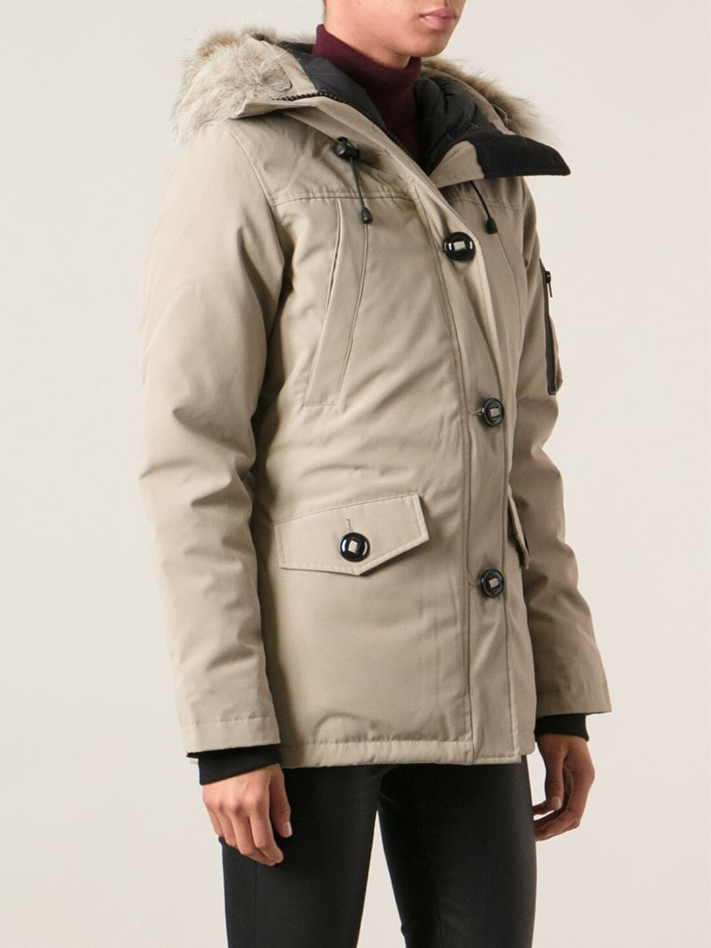Canada Goose montebello Parka Jacket in Natural - Lyst