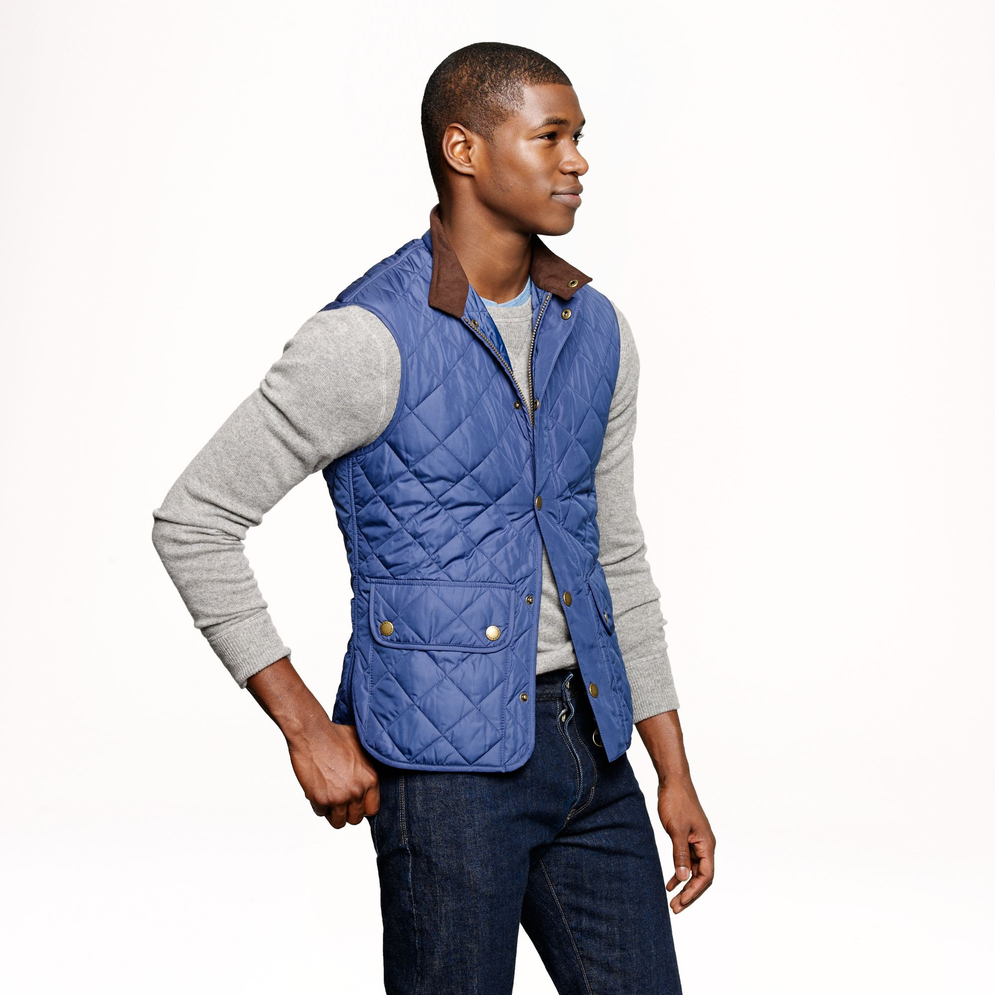 barbour men's lowerdale quilted vest