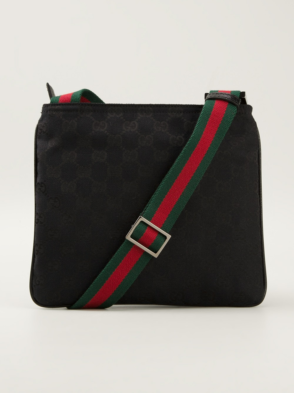 Gucci Monogram Crossbody Bag in Black for Men | Lyst