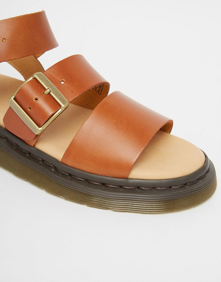 Dr. Martens Gryphon Strap Sandals - Tan in Brown | Lyst