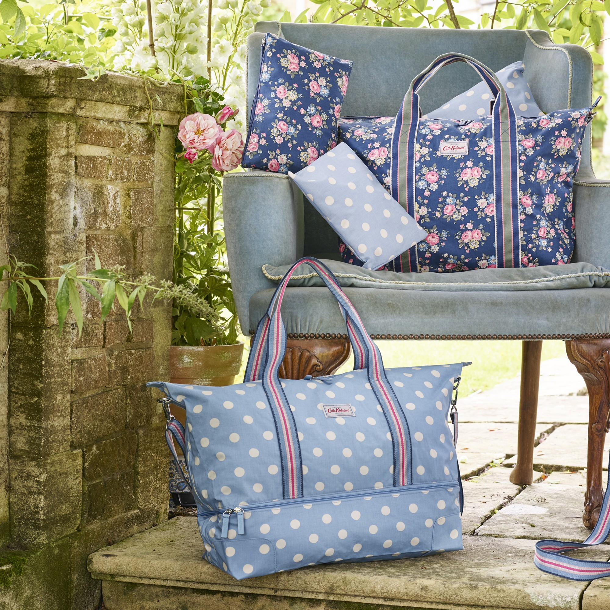 cath kidston foldaway double decker travel bag