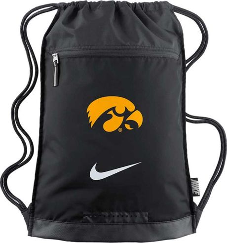 Download Nike Iowa Hawkeyes Training Gym Bag in Black for Men (Team ...