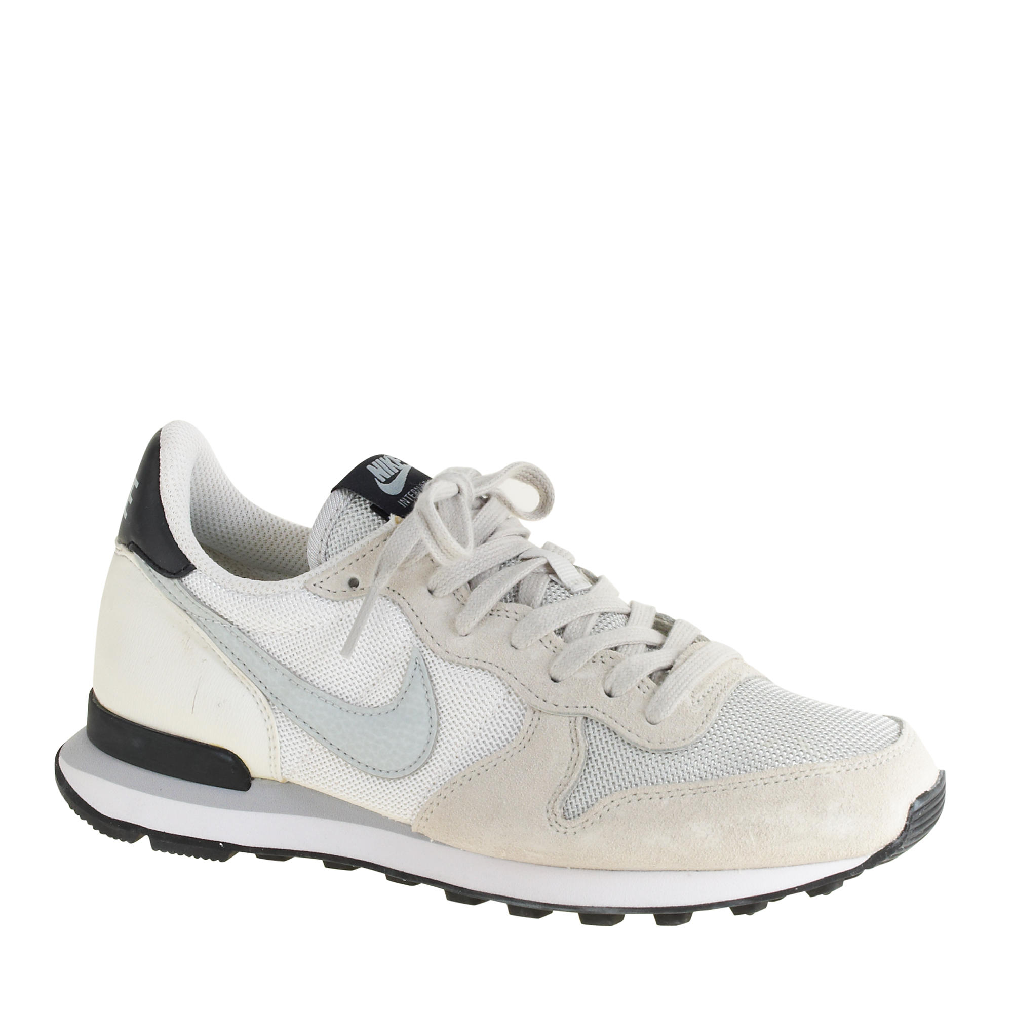 regla Oeste Perenne J.Crew Women's Nike Internationalist Mid Sneakers in Gray | Lyst