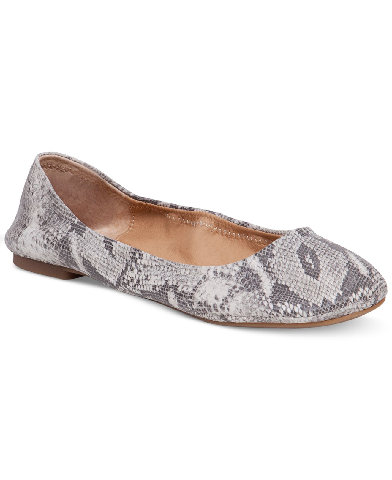 lucky brand animal print flats